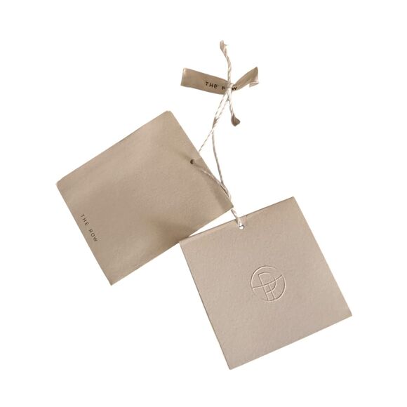 THE ROW Berilla Satin Buttoned Blouse Tea White NWT 2 - Picture 5 of 8